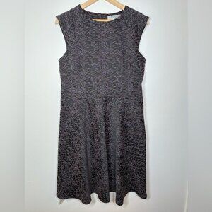 MM. Lafleur Purple Space Dye Fit and Flare Dress Size 14 NWT